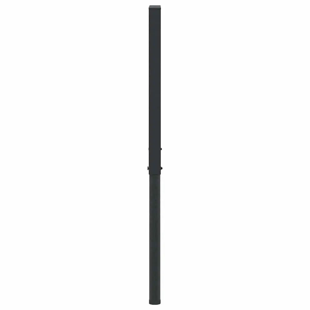 Adjustable Metal Workbench Frames 2 pcs Black 55x(69-95.5) cm
