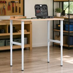 Height Adjustable Metal Workbench Frame 55cm Width