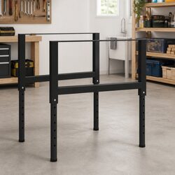 Customizable Adjustable Metal Workbench Frame Set