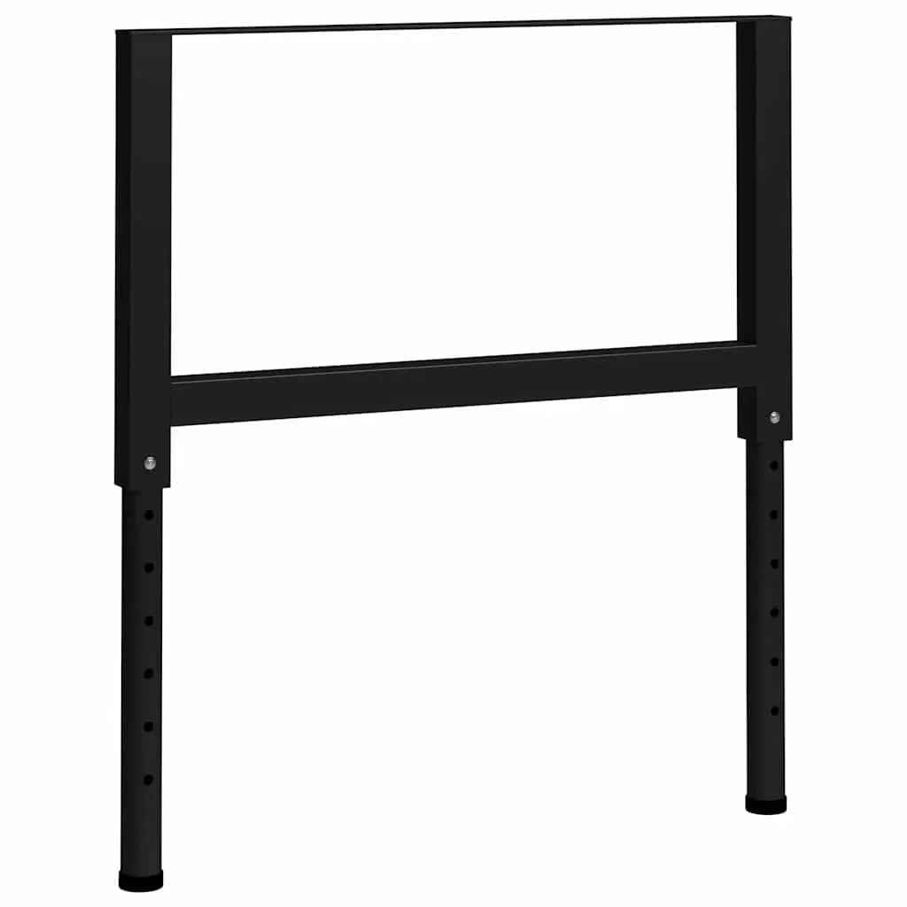 Adjustable Work Bench Frames 2pcs Metal Table Legs Height Adjustable 69-95.5cm