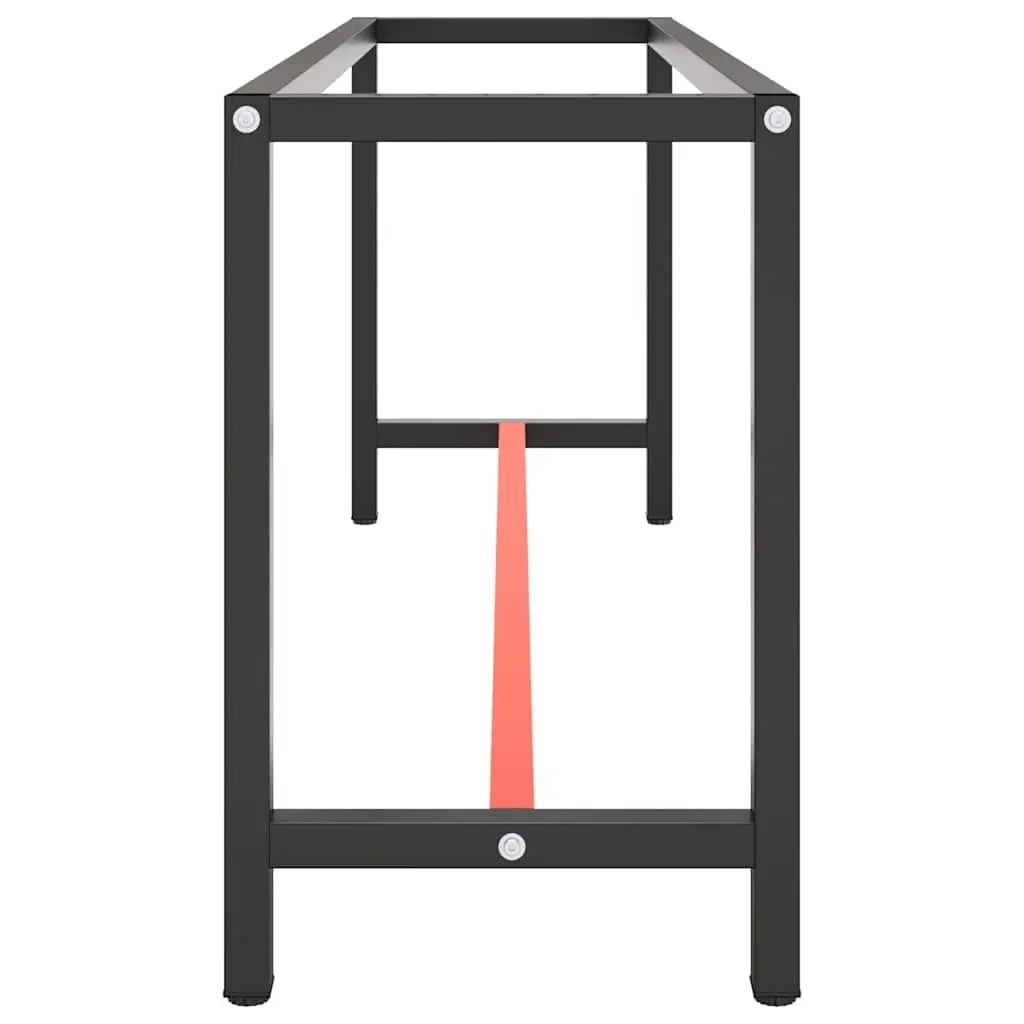Heavy Duty Metal Work Bench Frame with Black Red Finish