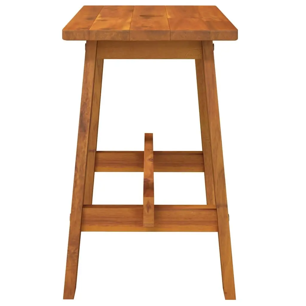 Solid Wood Stool Rectangular 45x29x45cm Acacia Indoor Outdoor Furniture