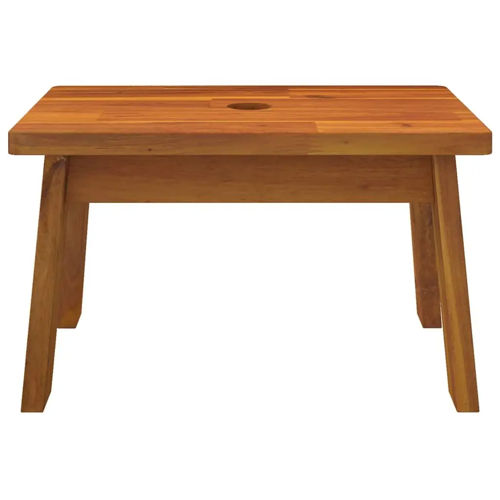 Step Stool Rustic Brown 38x26x22cm Solid Wood Acacia