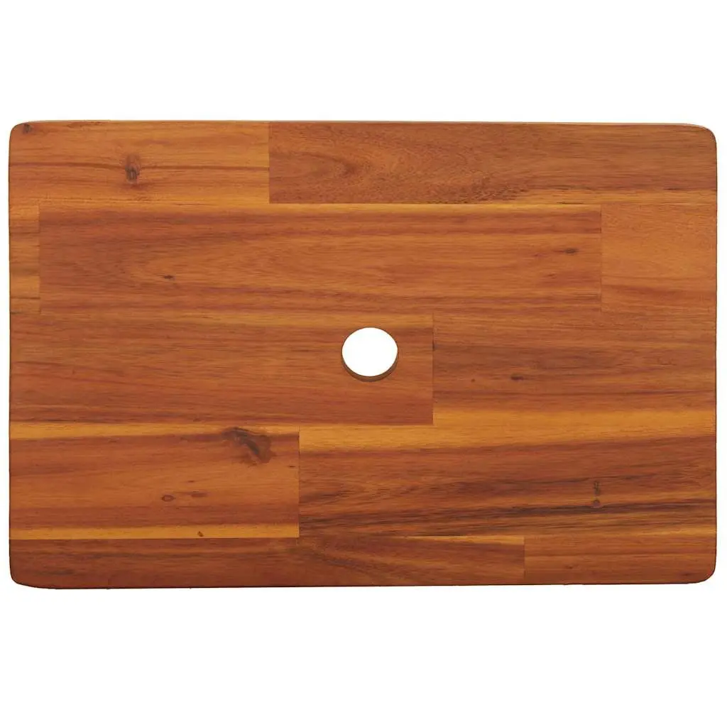 Step Stool Rustic Brown 38x26x22cm Solid Wood Acacia