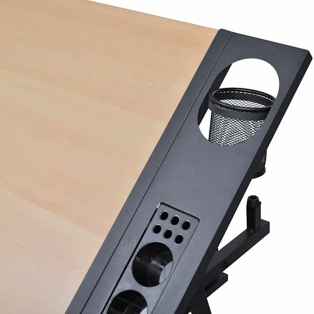 Adjustable Height Art Drafting Table with Tiltable Top