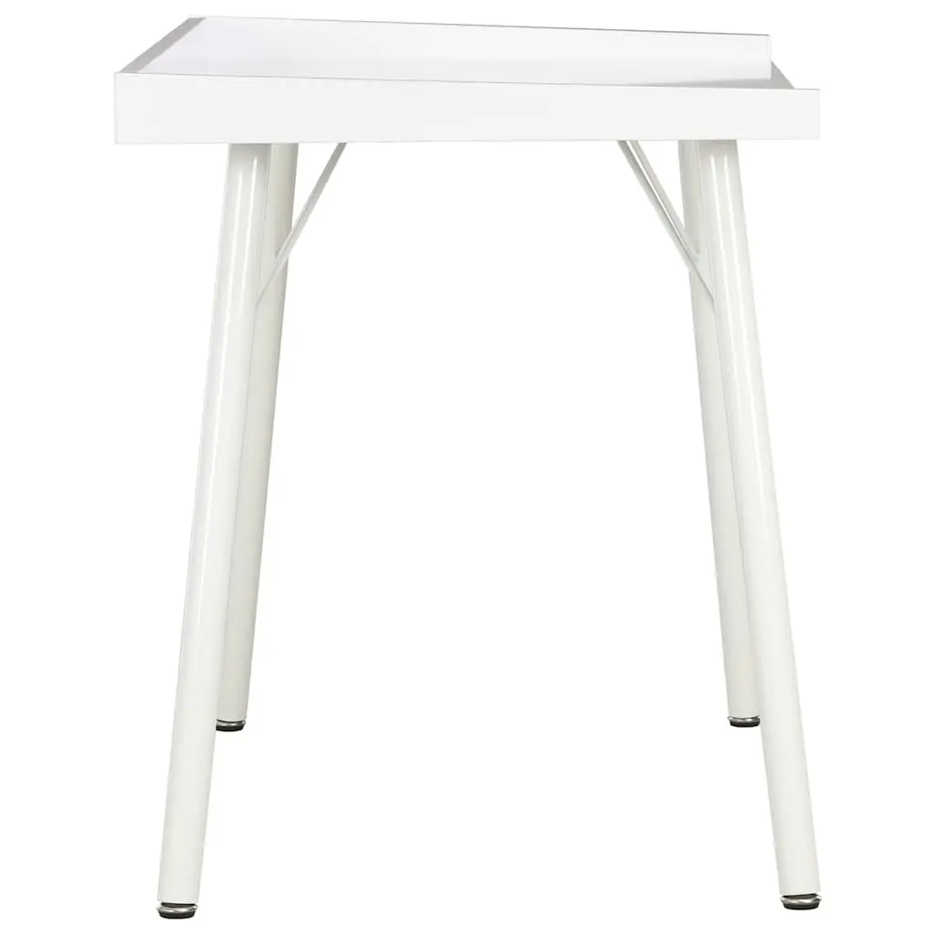 Home Office Desk White Compact 90x50x79 cm Engineered Wood