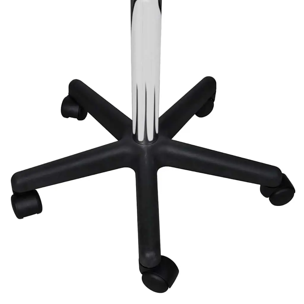 Office Stool White Adjustable Height Gas Lift Modern Lightweight