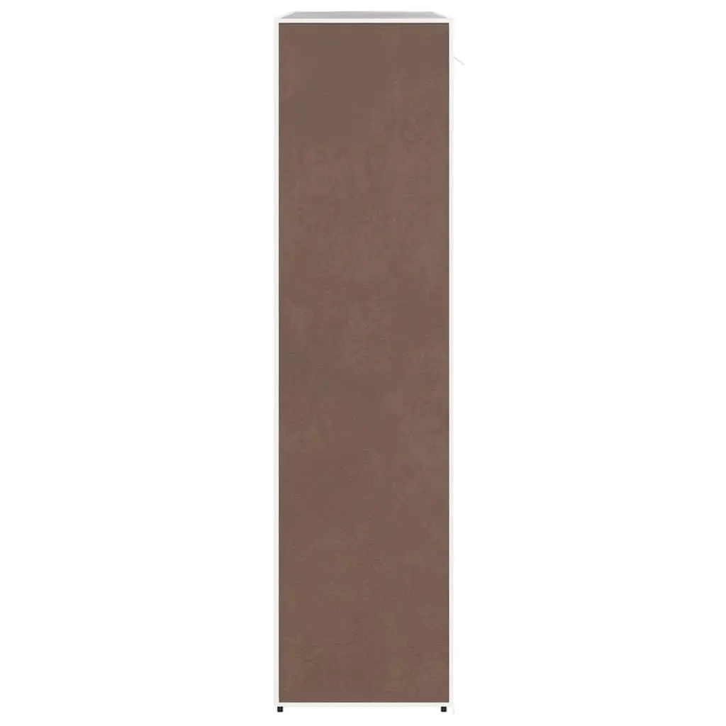 Portable Wardrobe Cabinet Brown Fabric 45 x 150 x 176 cm Non-woven Material