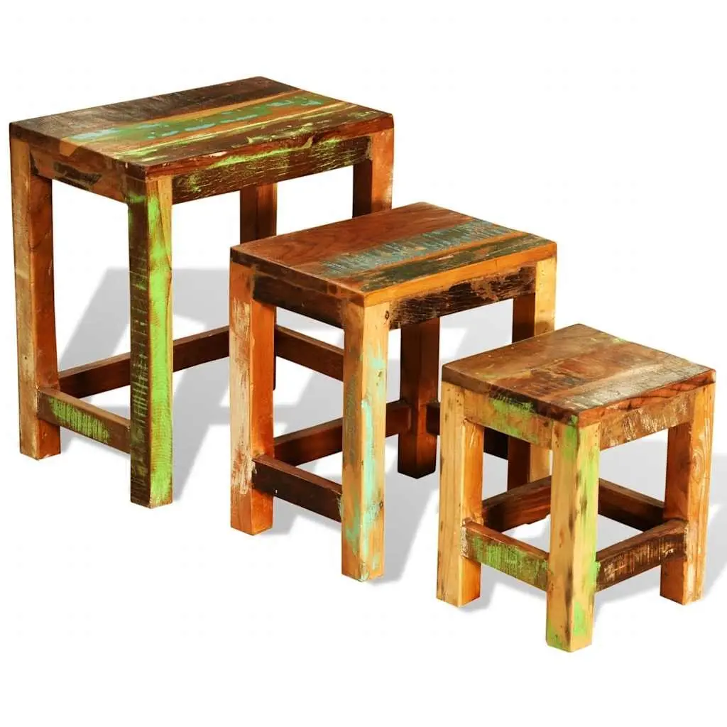 Nesting Table Set of 3 for Living Room