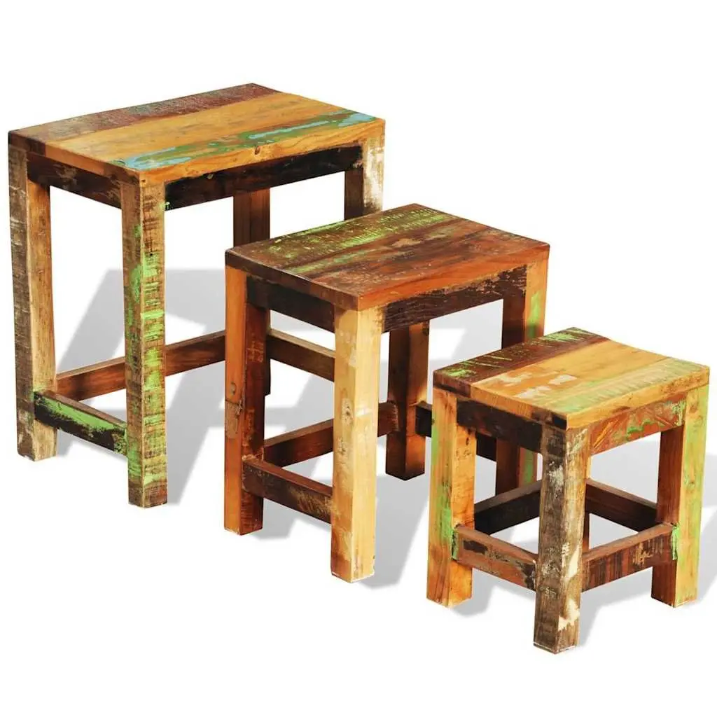 Nesting Table Set of 3 for Living Room
