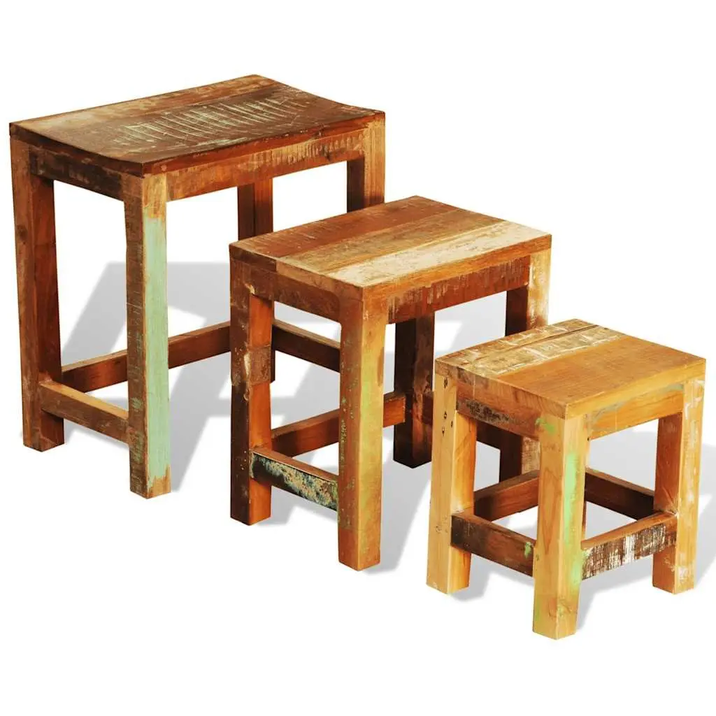 Nesting Table Set of 3 for Living Room