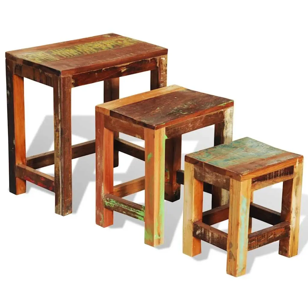 Nesting Table Set of 3 for Living Room