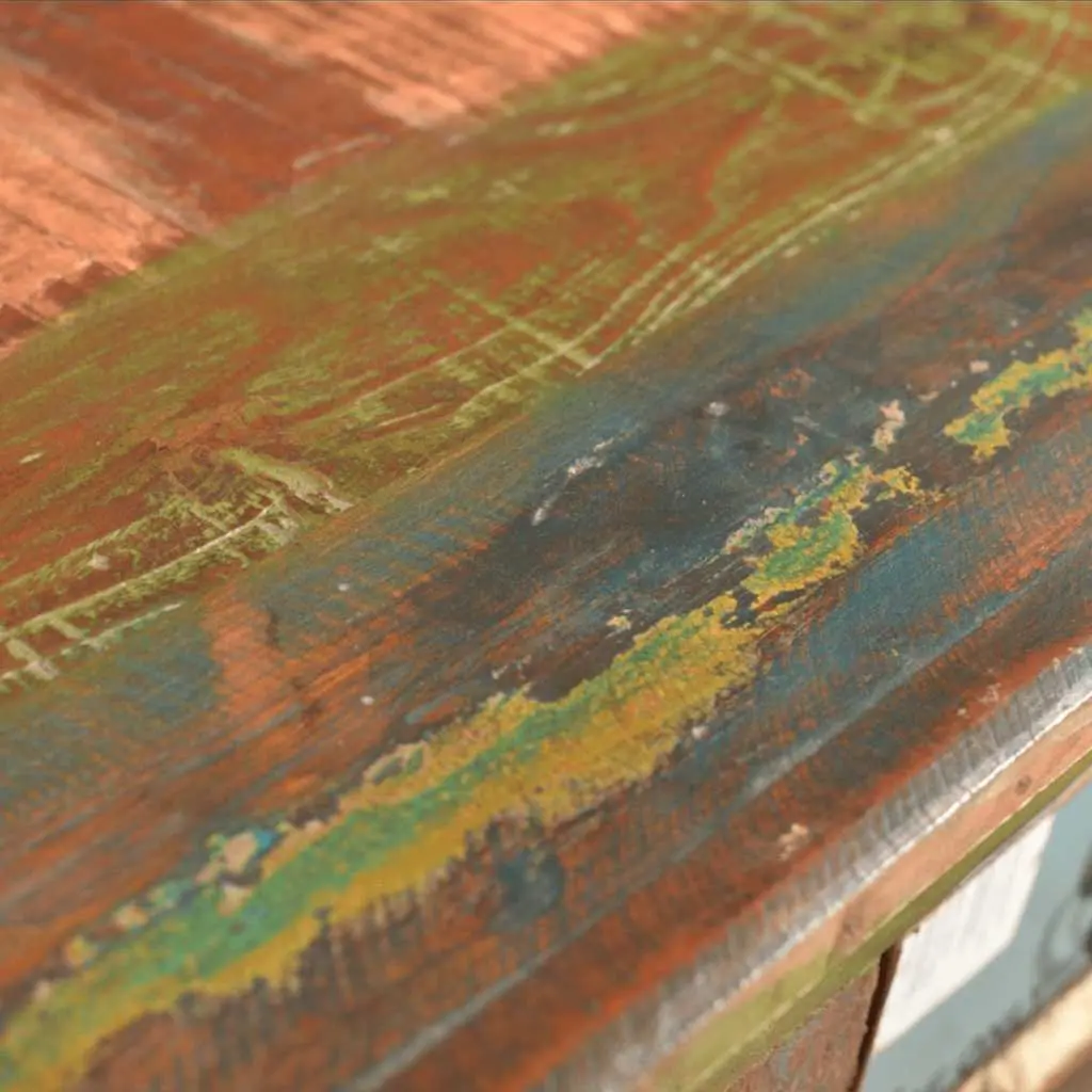 Chest of Drawers Reclaimed Wood Vintage Style 4 Drawer Brown Solid Wood Furniture
