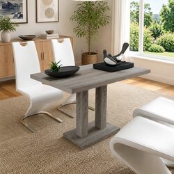 Elegant Brown MDF Dining Table for Kitchen and Dining Room