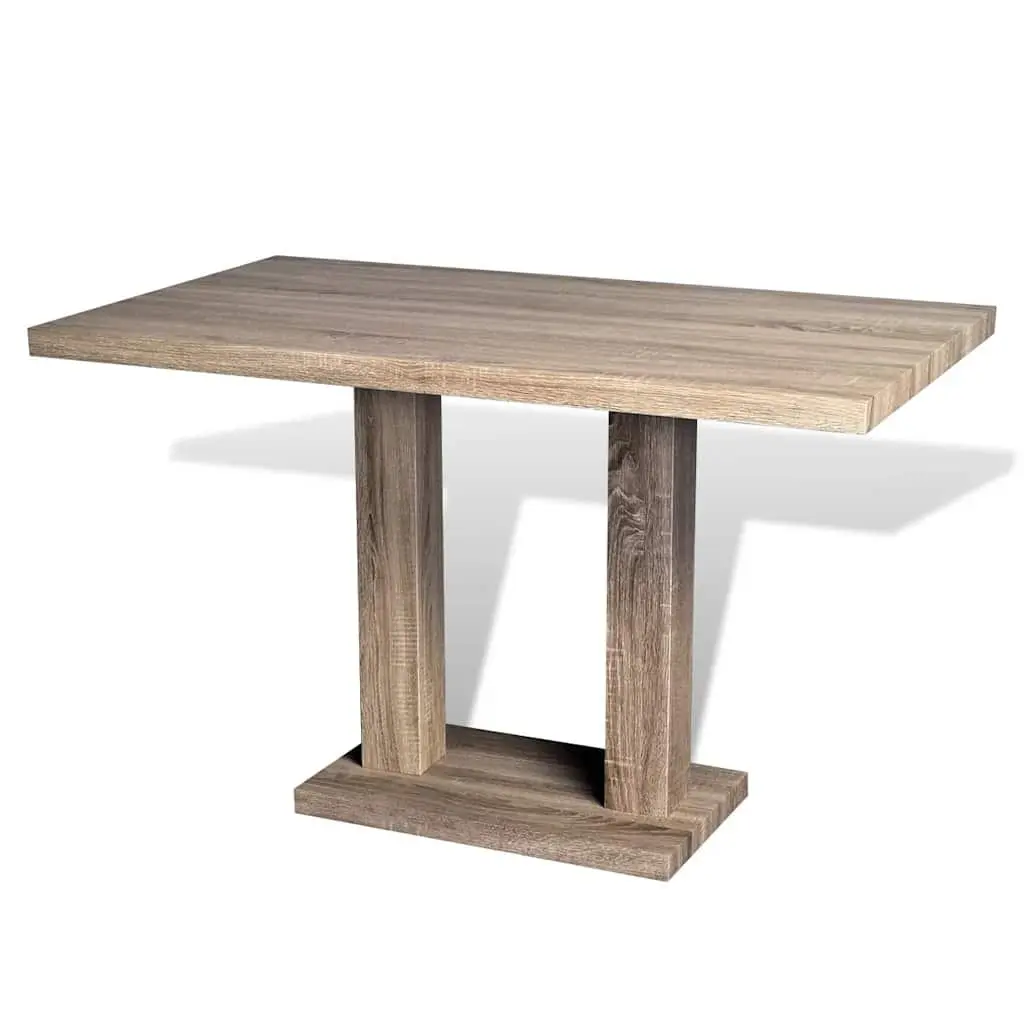 Brown MDF Dining Table for Kitchen and Dining Room
