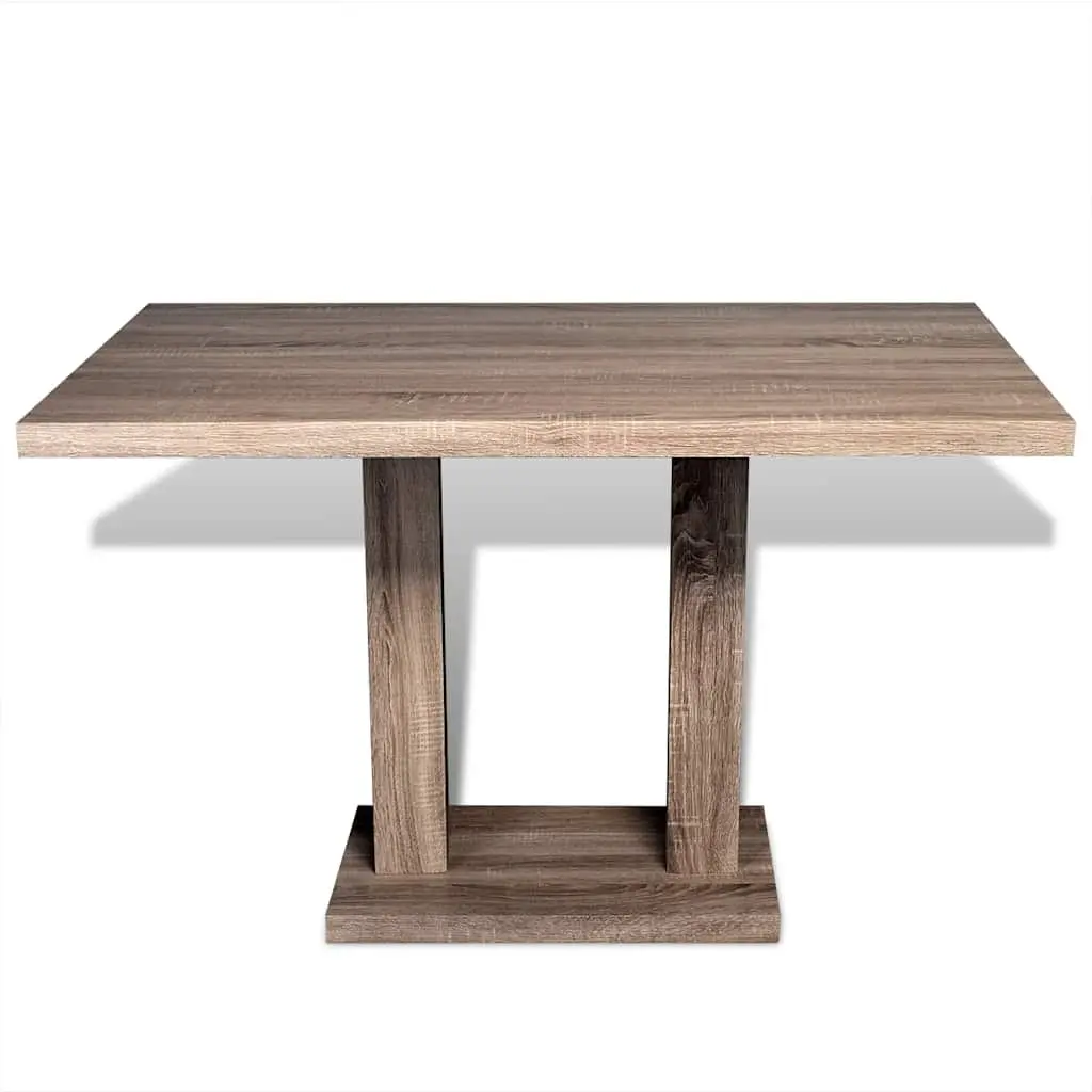 Brown MDF Dining Table for Kitchen and Dining Room