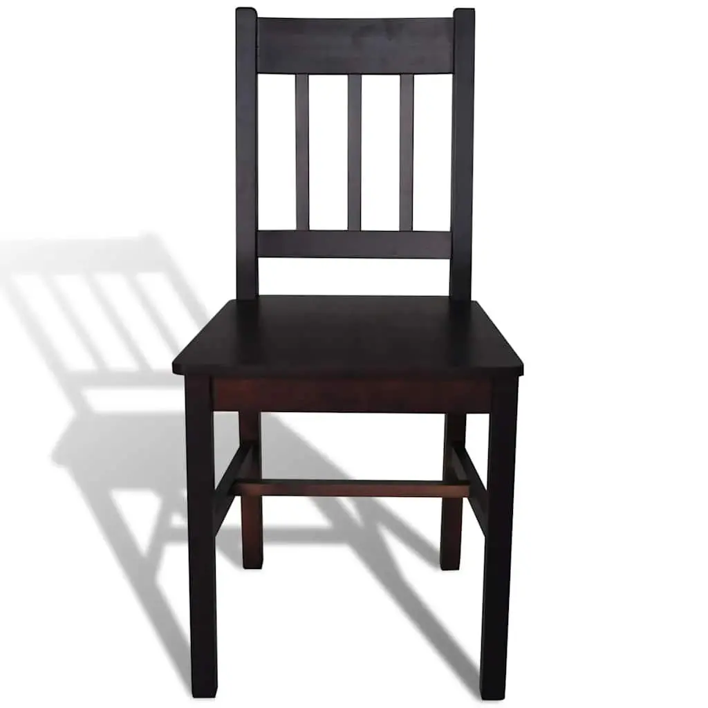4-Piece Wooden Dining Chairs Set for Kitchen or Dining Room