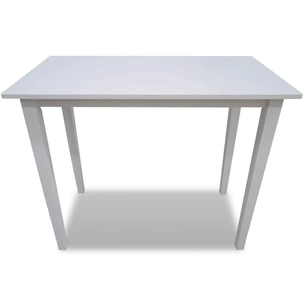 White Wooden Bar Table for Kitchen and Dining Room
