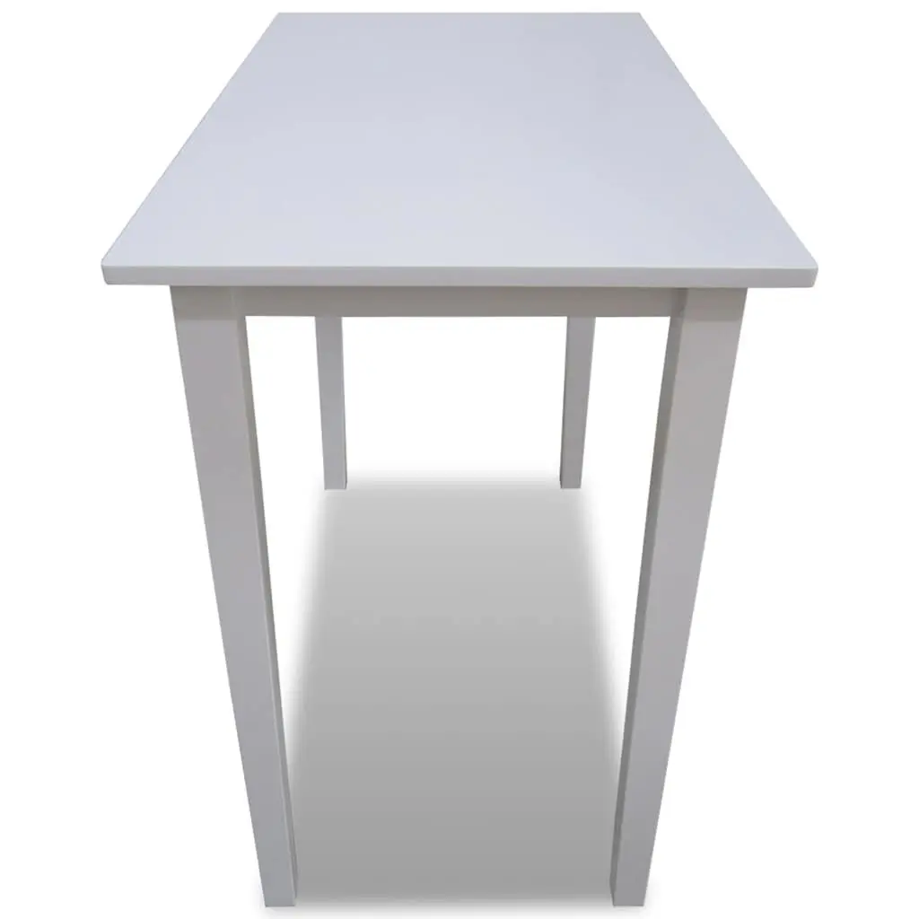 White Wooden Bar Table for Kitchen and Dining Room