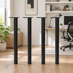 Adjustable Height Table Legs Set of 4 for Furniture