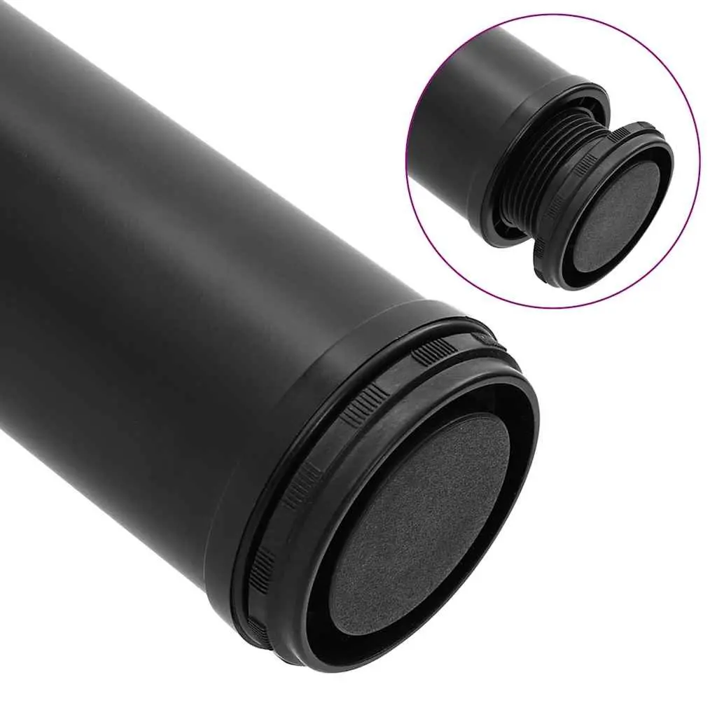 Table Legs Adjustable 710mm Black Set of 4 Furniture Support