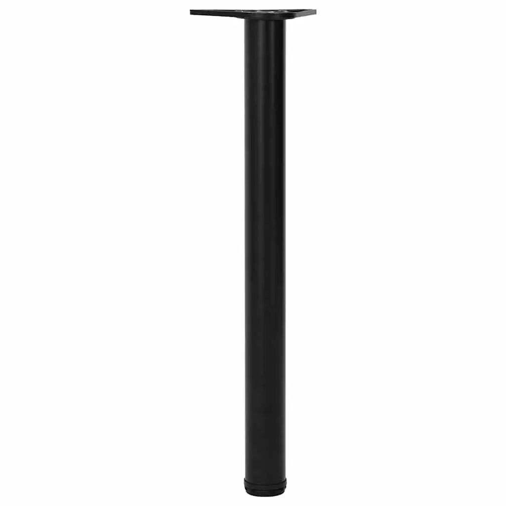 Table Legs Adjustable Black 710 mm Replacement Furniture Support Set 4 pcs
