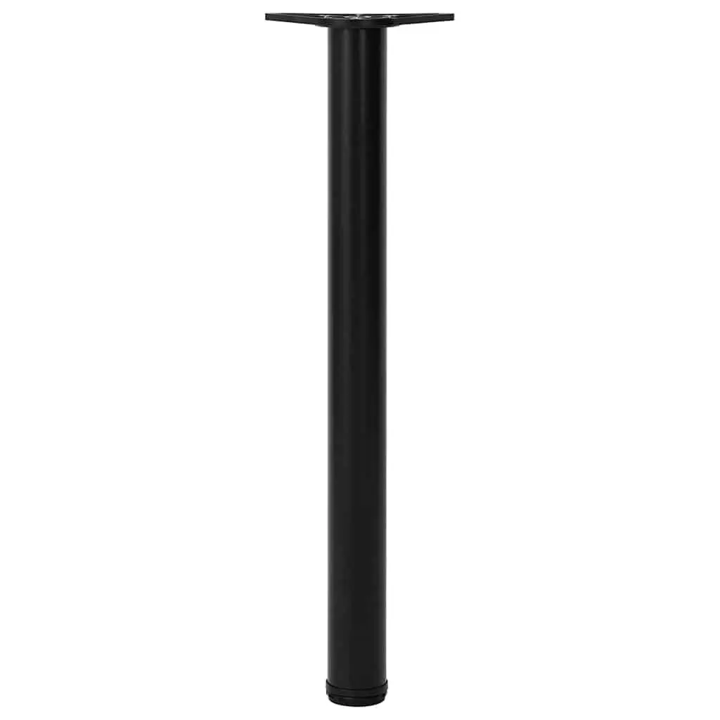 Table Legs Adjustable Black 710 mm Replacement Furniture Support Set 4 pcs