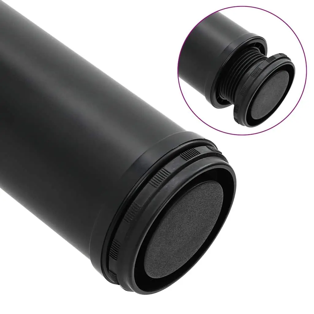 Table Legs Adjustable Black 710 mm Replacement Furniture Support Set 4 pcs