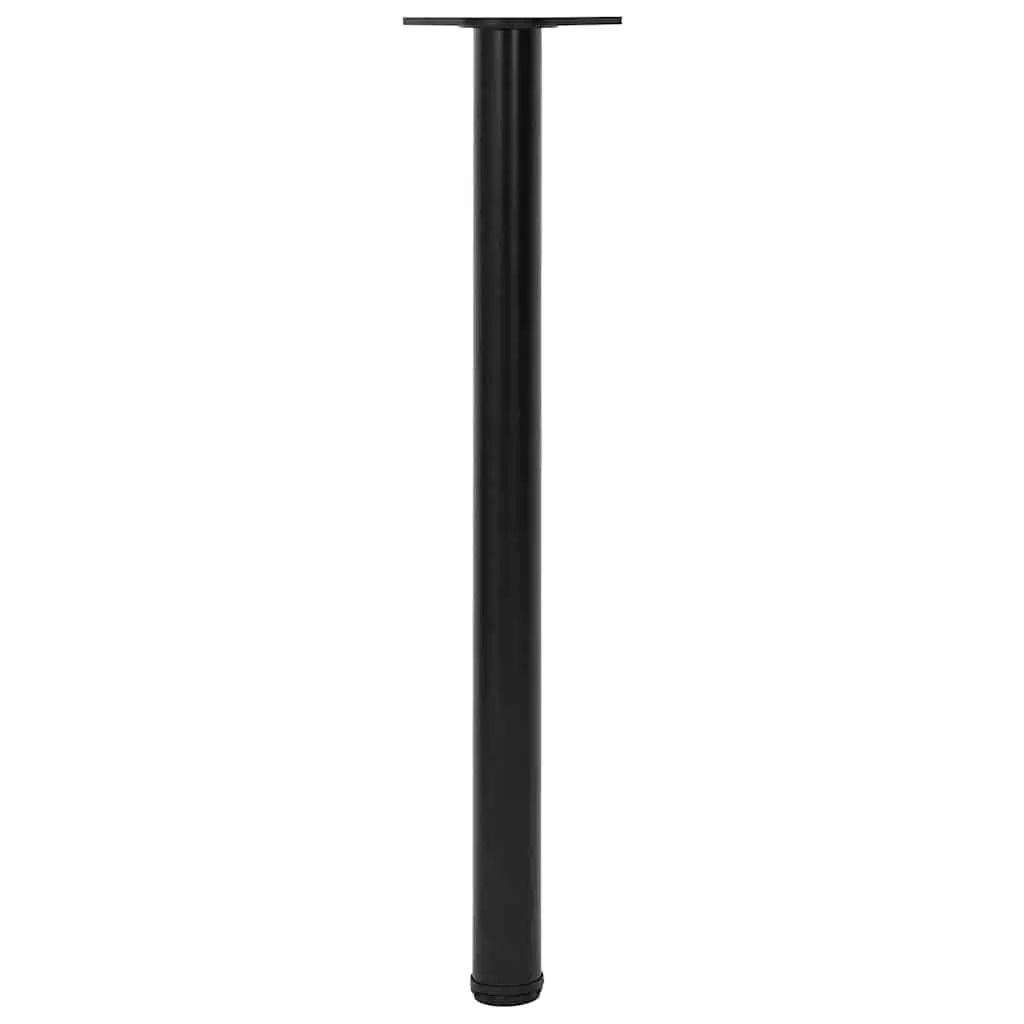 Table Legs Adjustable Black 870mm Set 4 Pieces Replacement Furniture Support