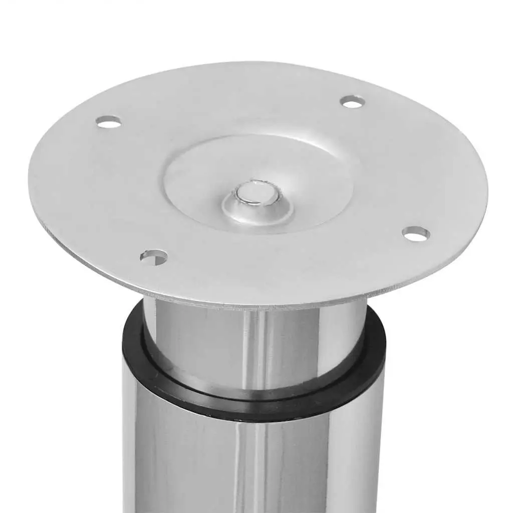 Adjustable Chrome Telescopic Table Legs Set of 2