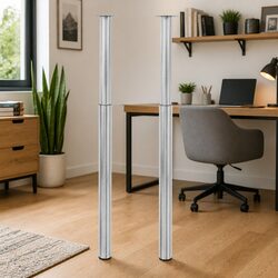 Adjustable Telescopic Table Legs Set of 2