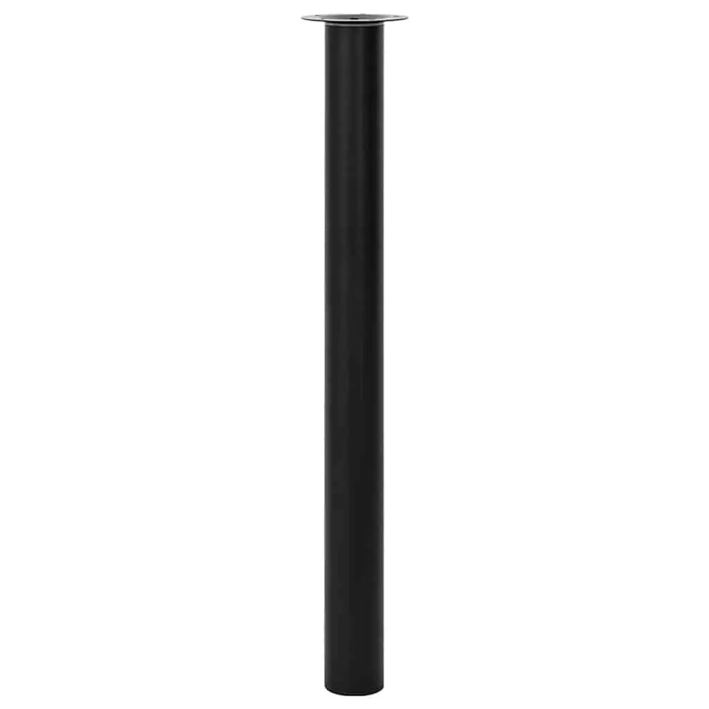 Adjustable Telescopic Table Legs Set in Black