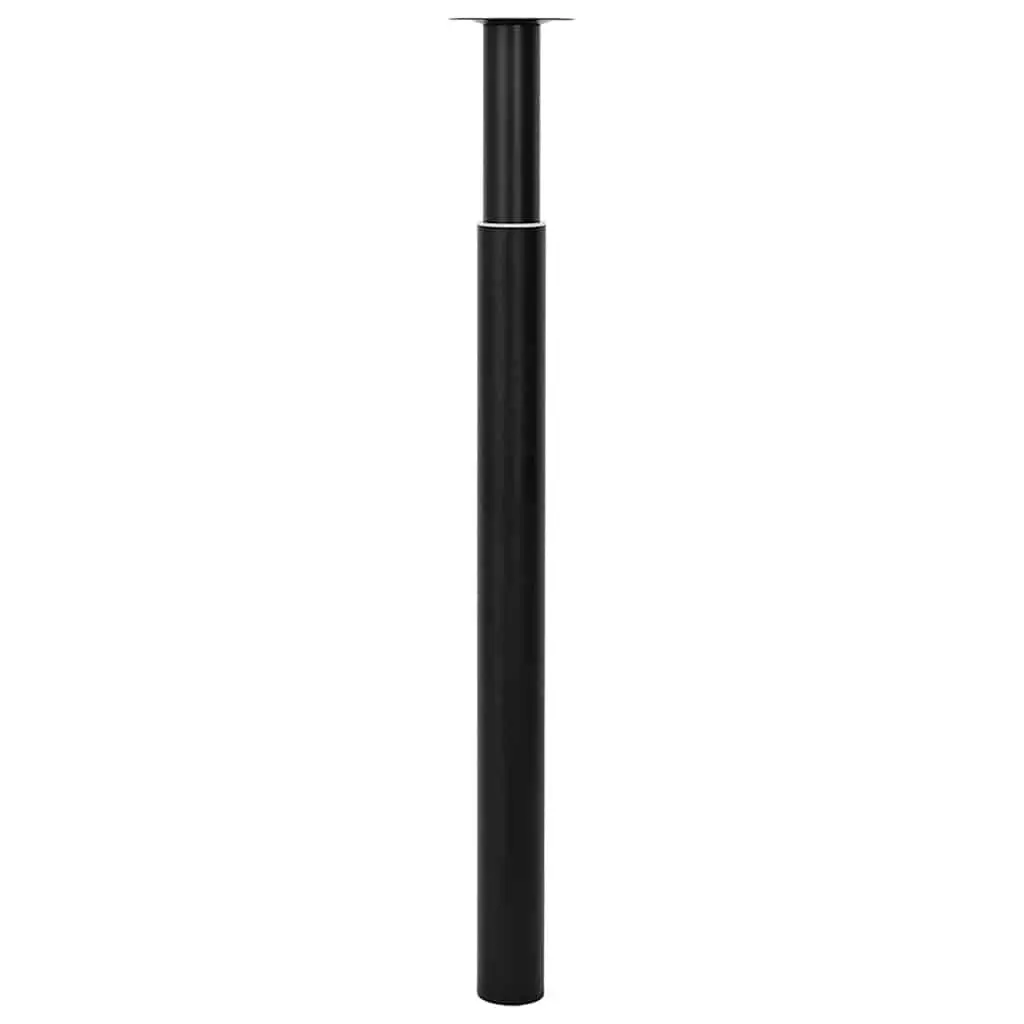 Adjustable Telescopic Table Legs Set in Black