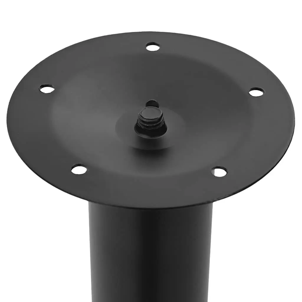 Adjustable Telescopic Table Legs Set in Black