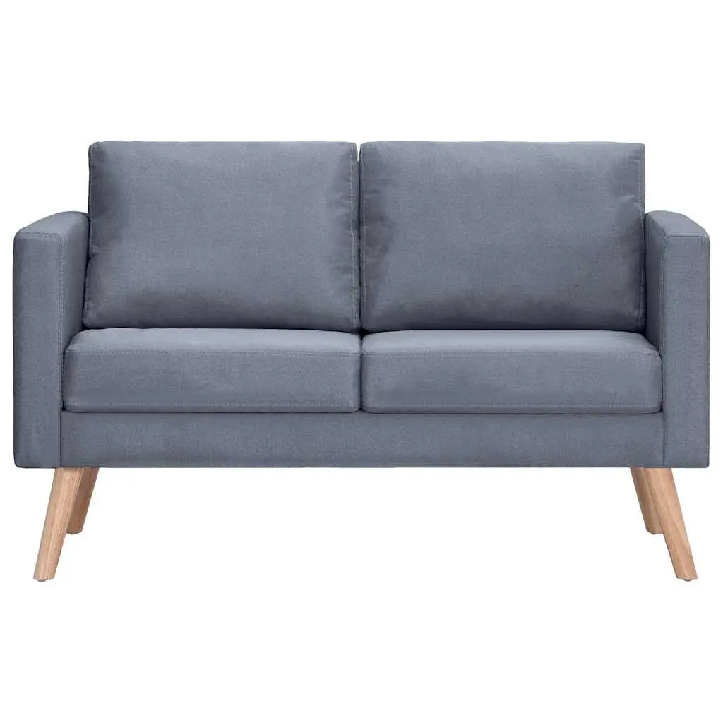 2-Seater Sofa in Grey Fabric
