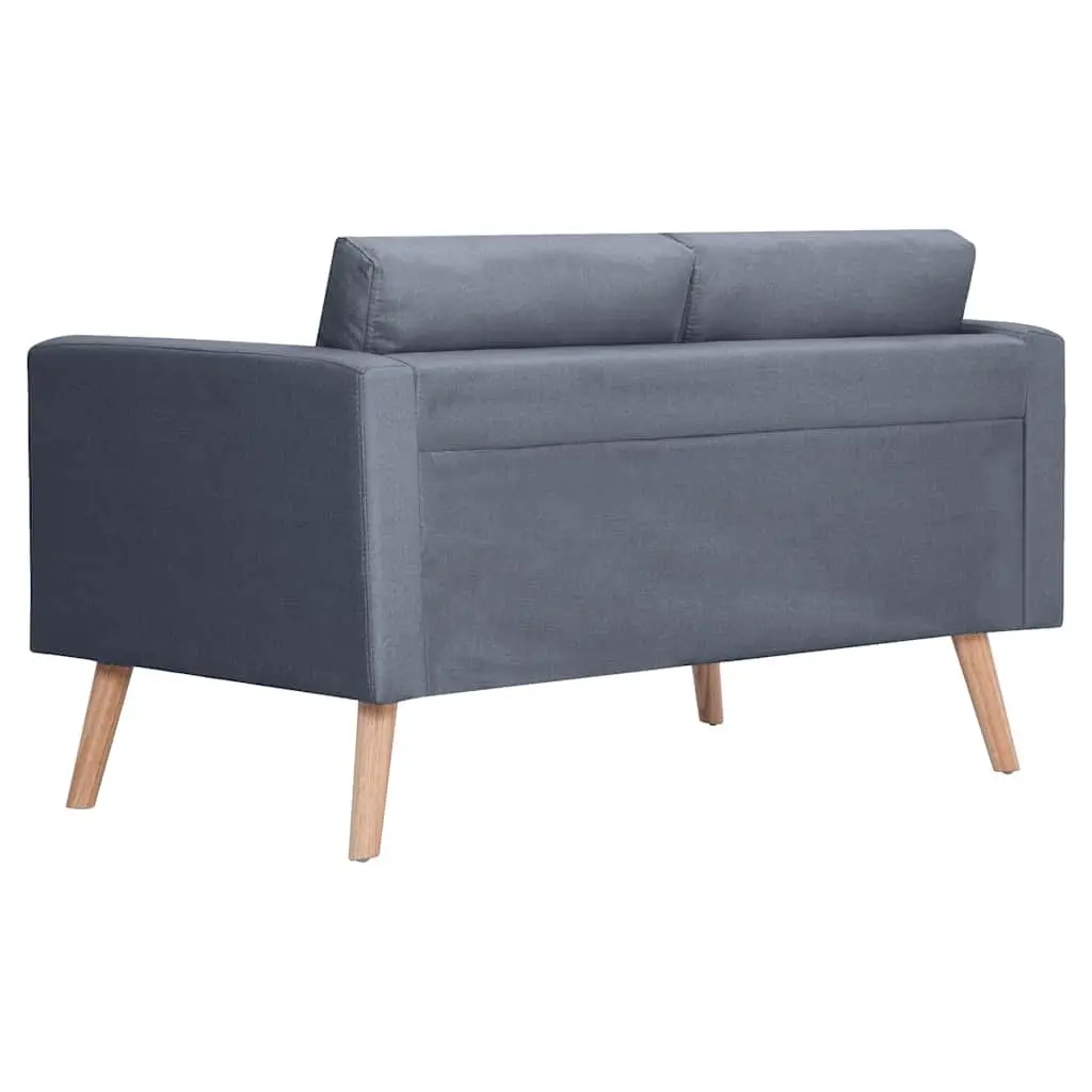 2-Seater Sofa in Grey Fabric