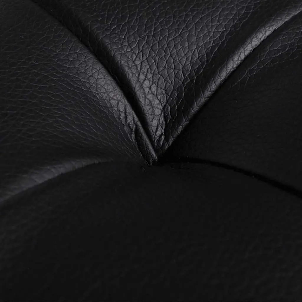 Black Storage Ottoman with Hidden Compartment
