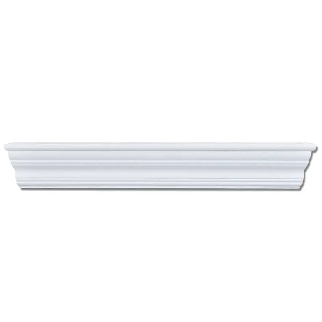 Wall Shelves White Baroque Style Floating Storage 2 Piece