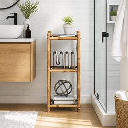 3-Tier Bamboo Shelf for Stylish Storage