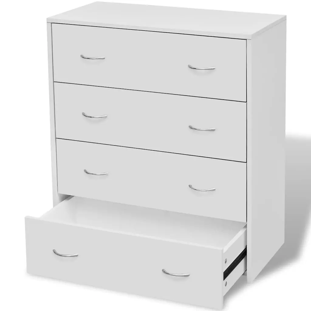 Sideboard with 4 Drawers Storage Cabinet Living Room Hallway Dining Furniture