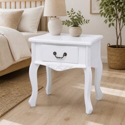 Charming White Bedside Cabinet for Your Space
