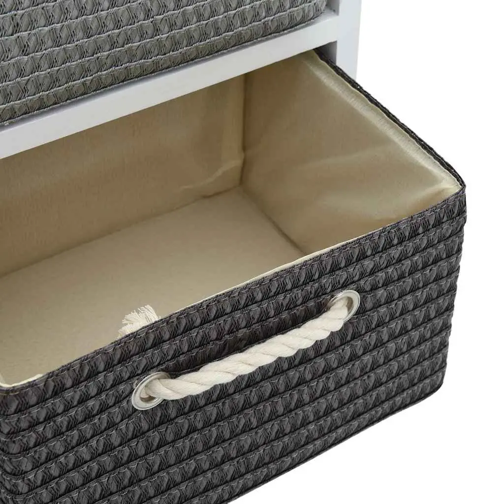 Storage Bench with 6 Drawers Hallway Entryway Bedroom Living Room Cabinet