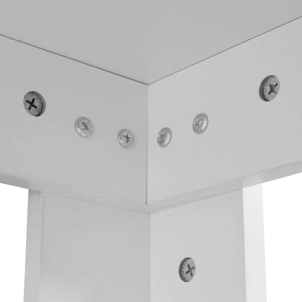 Dining Table 140x80 cm White Kitchen Room Furniture Modern Contemporary Design