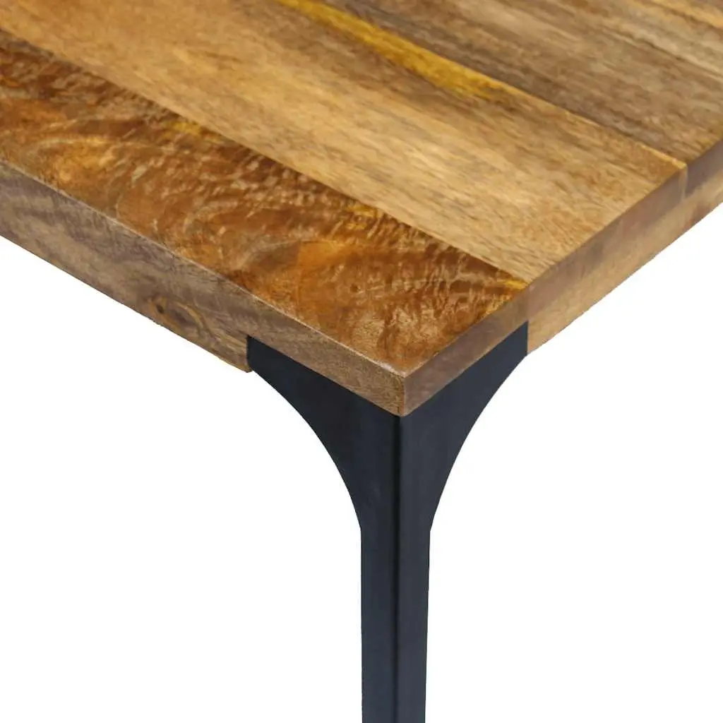 Wooden Coffee Table Brown 100x60x35 cm Mango Wood Living Room Accent Side End Couch Table
