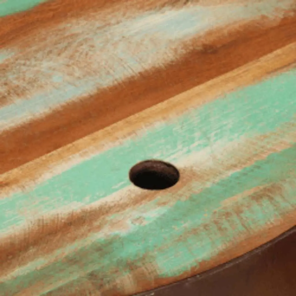 Bowl Shaped Coffee Table Set in Reclaimed Wood