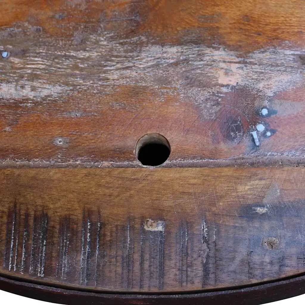 Bowl Shaped Coffee Table Set in Reclaimed Wood