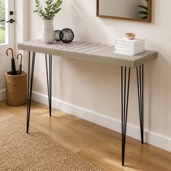 Elegant Grey Console Table for Your Living Space