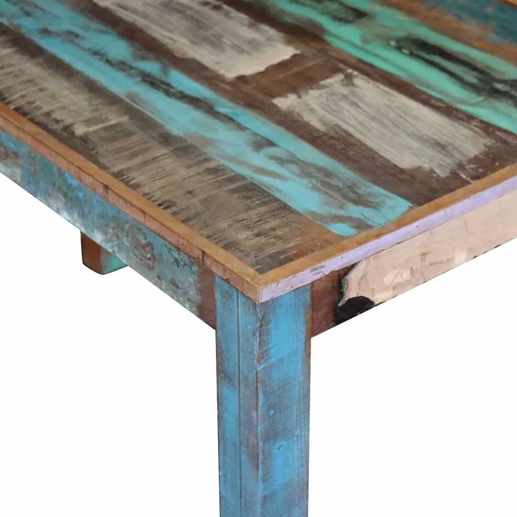 Dining Table Antique Style 115 x 60 x 76 cm Solid Reclaimed Wood
