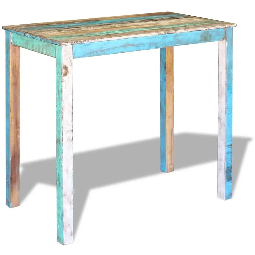 Bar Table Antique Style 115 x 60 x 107 cm Solid Reclaimed Wood