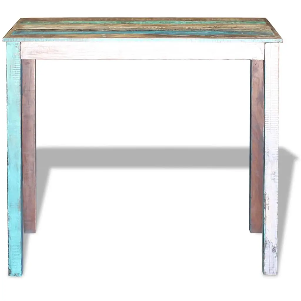 Bar Table Antique Style 115 x 60 x 107 cm Solid Reclaimed Wood